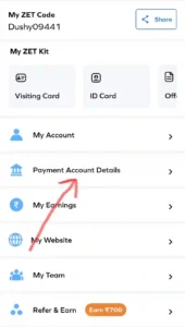 zet app add bank account